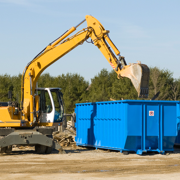 are there any restrictions on where a residential dumpster can be placed in Moorestown-Lenola